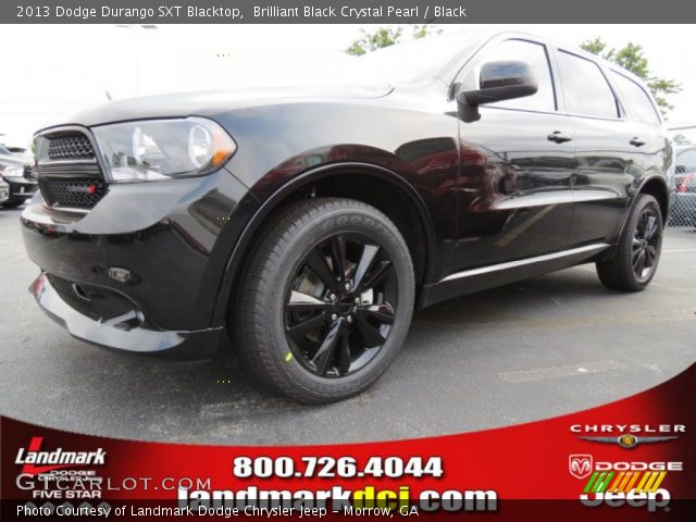 2013 Dodge Durango SXT Blacktop in Brilliant Black Crystal Pearl