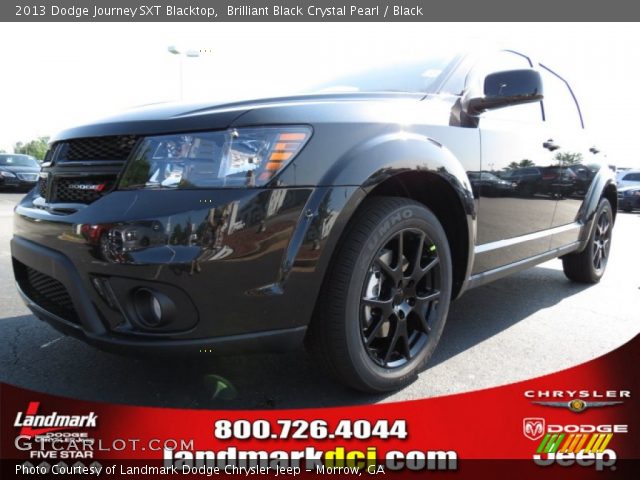 2013 Dodge Journey SXT Blacktop in Brilliant Black Crystal Pearl