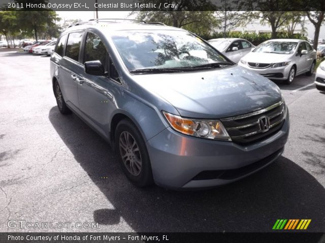 2011 Honda Odyssey EX-L in Celestial Blue Metallic