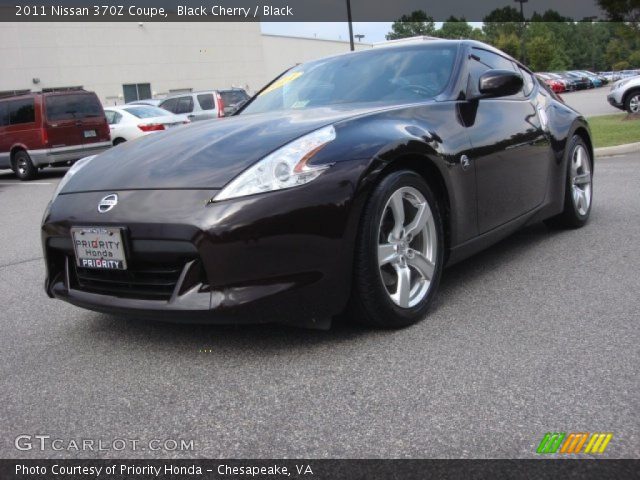 2011 Nissan 370z black cherry #2