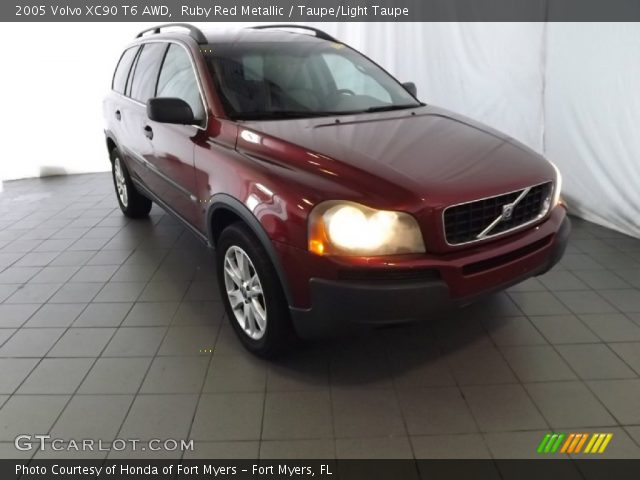 2005 Volvo XC90 T6 AWD in Ruby Red Metallic