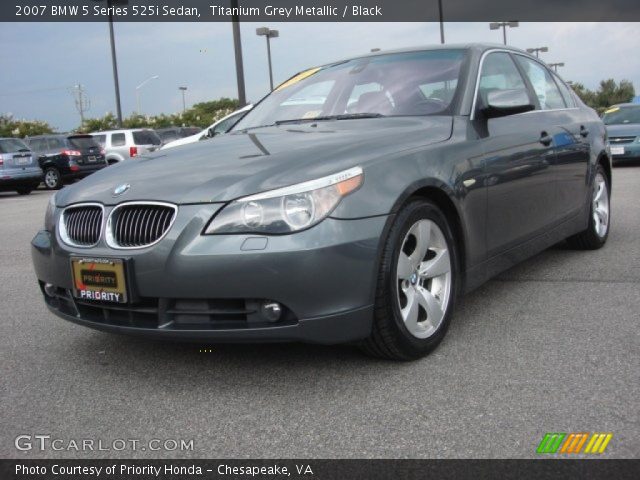 2007 BMW 5 Series 525i Sedan in Titanium Grey Metallic