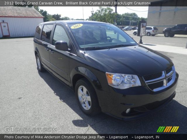 2012 Dodge Grand Caravan Crew in Brilliant Black Crystal Pearl