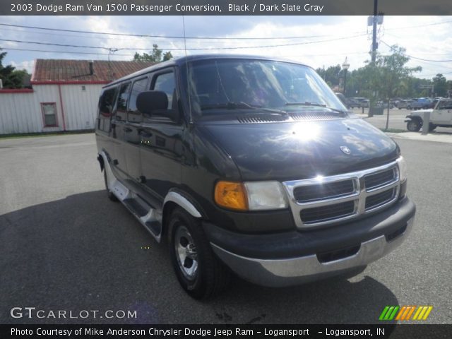 2003 Dodge Ram Van 1500 Passenger Conversion in Black