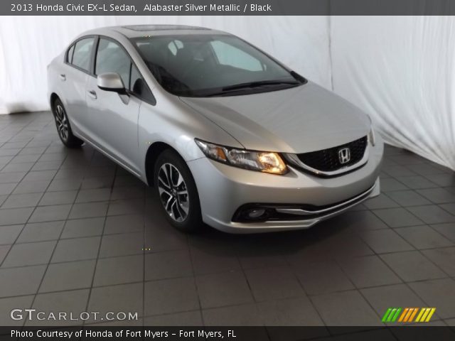 2013 Honda Civic EX-L Sedan in Alabaster Silver Metallic