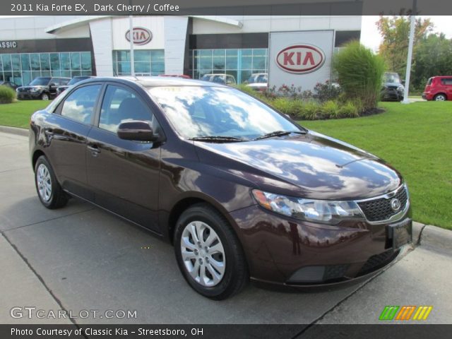 2011 Kia Forte EX in Dark Cherry