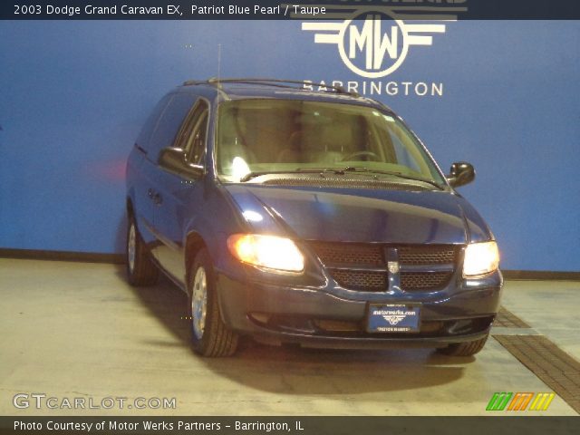 2003 Dodge Grand Caravan EX in Patriot Blue Pearl