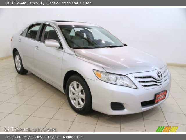 2011 Toyota Camry LE in Classic Silver Metallic