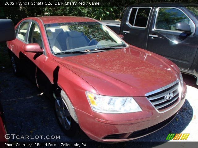 2009 Hyundai Sonata GLS in Dark Cherry Red