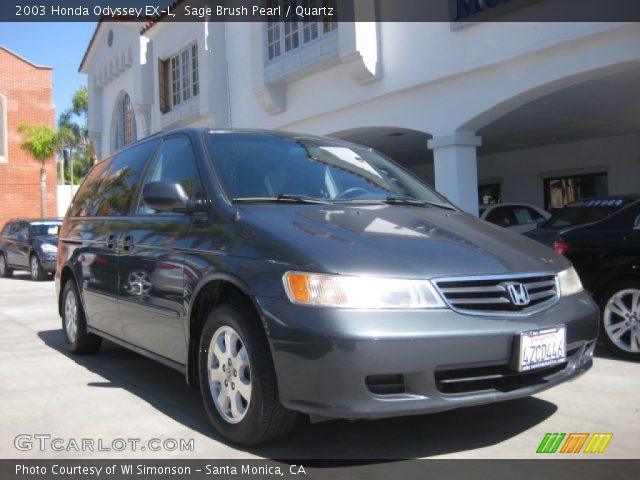 2003 Honda Odyssey EX-L in Sage Brush Pearl