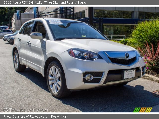 2010 Acura RDX SH-AWD in White Diamond Pearl