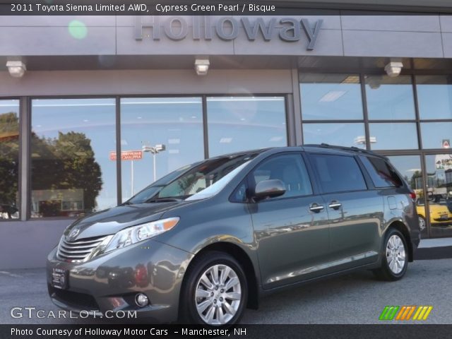 2011 Toyota Sienna Limited AWD in Cypress Green Pearl