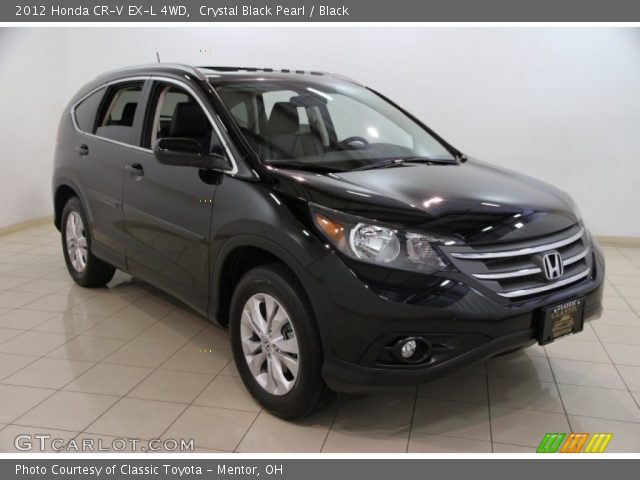 2012 Honda CR-V EX-L 4WD in Crystal Black Pearl