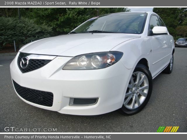 2008 Mazda MAZDA3 i Sport Sedan in Rally White