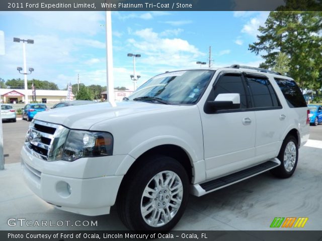 2011 Ford Expedition Limited in White Platinum Tri-Coat
