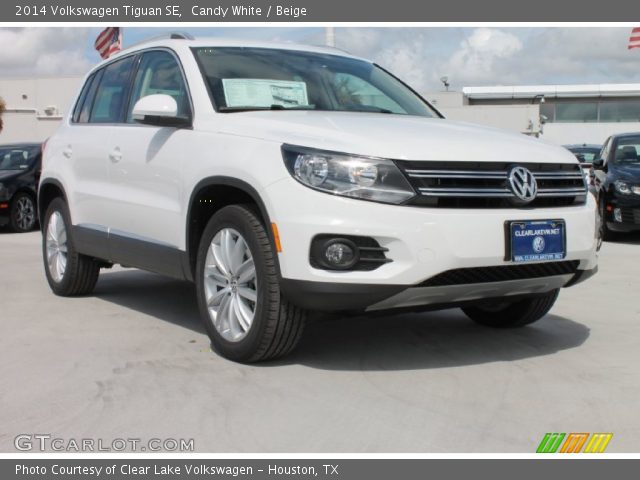 2014 Volkswagen Tiguan SE in Candy White