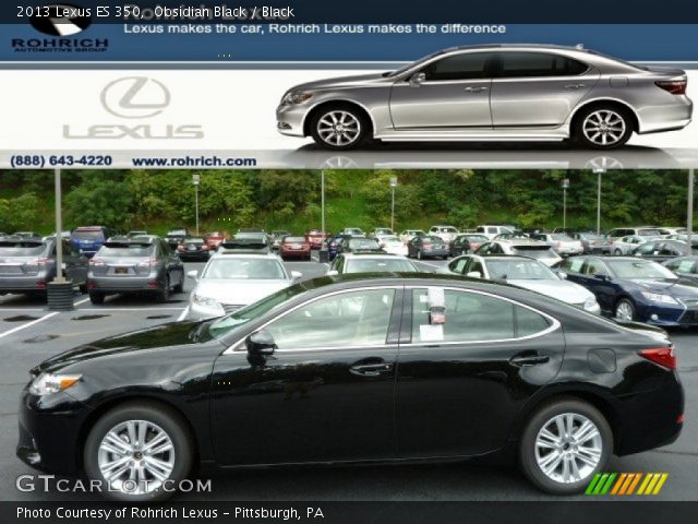 2013 Lexus ES 350 in Obsidian Black