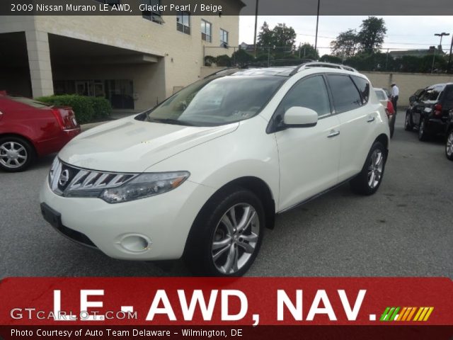 2009 Nissan Murano LE AWD in Glacier Pearl