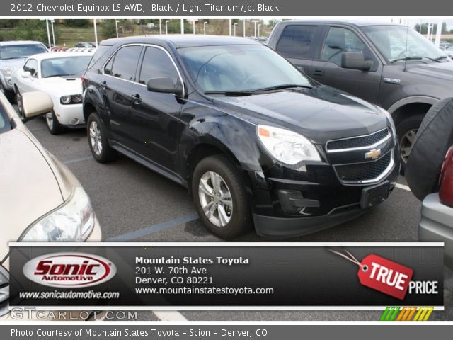 2012 Chevrolet Equinox LS AWD in Black