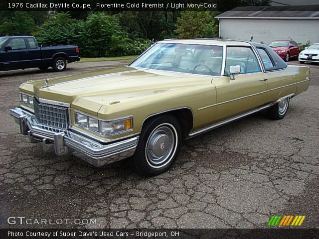 1976 Cadillac DeVille Coupe in Florentine Gold Firemist