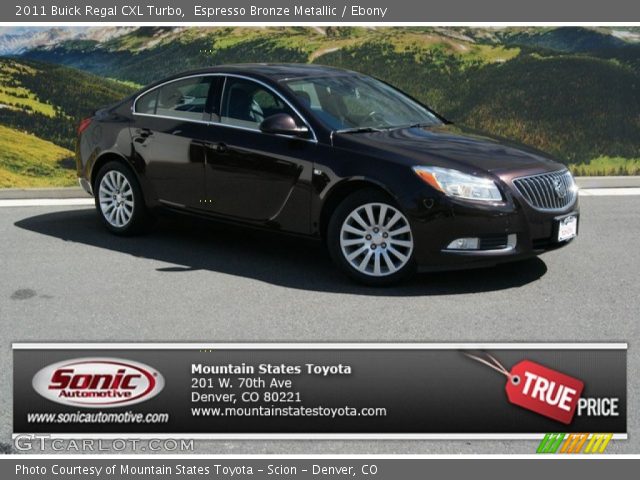 2011 Buick Regal CXL Turbo in Espresso Bronze Metallic
