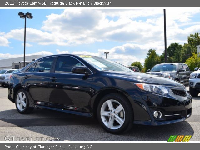 2012 Toyota Camry SE in Attitude Black Metallic