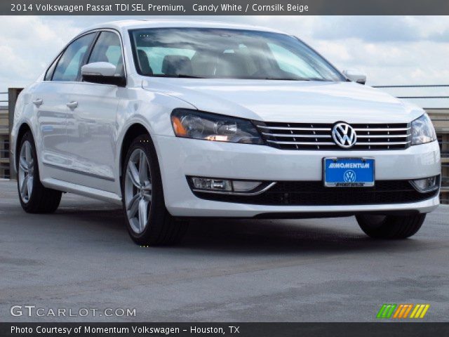2014 Volkswagen Passat TDI SEL Premium in Candy White