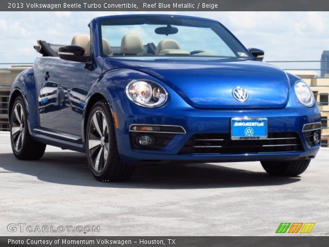2013 Volkswagen Beetle Turbo Convertible in Reef Blue Metallic