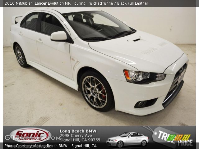2010 Mitsubishi Lancer Evolution MR Touring in Wicked White