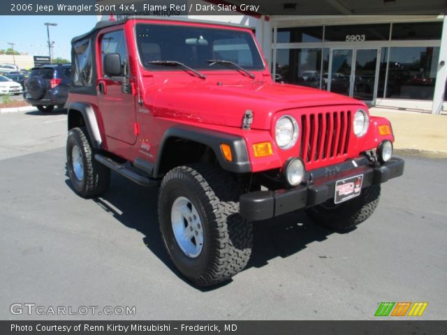 2006 Jeep Wrangler Sport 4x4 in Flame Red