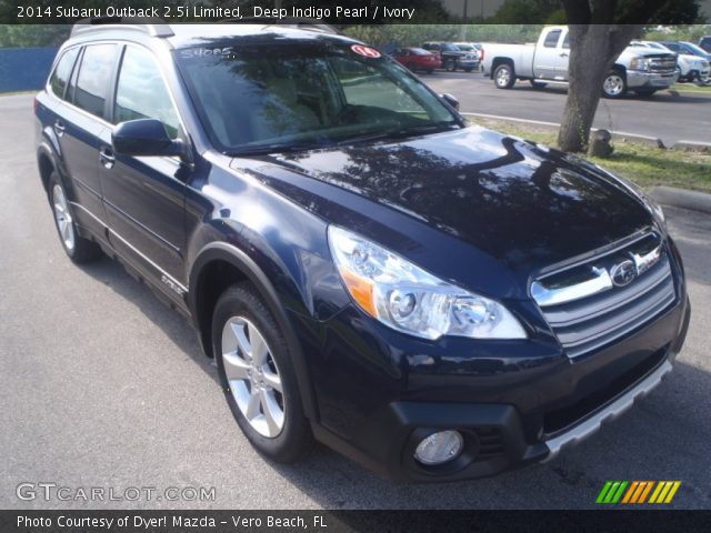 2014 Subaru Outback 2.5i Limited in Deep Indigo Pearl