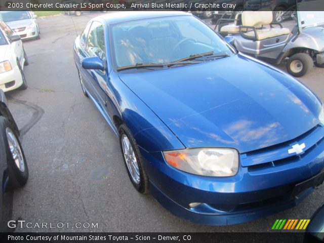 2003 Chevrolet Cavalier LS Sport Coupe in Arrival Blue Metallic