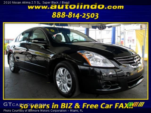 2010 Nissan Altima 2.5 SL in Super Black