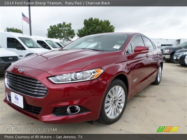2014 Ford Fusion Energi Titanium in Ruby Red
