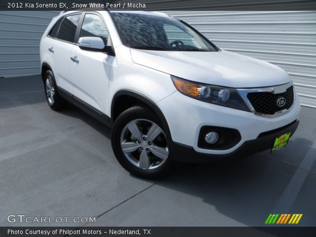 2012 Kia Sorento EX in Snow White Pearl