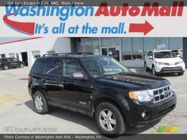 2008 Ford Escape XLT V6 4WD in Black