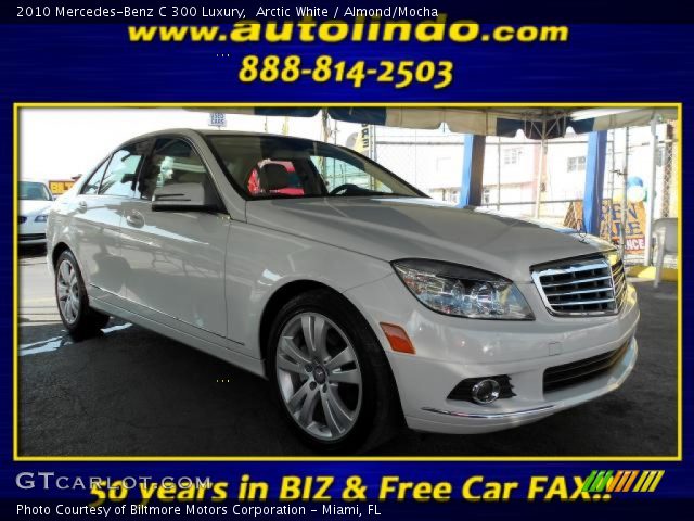 2010 Mercedes-Benz C 300 Luxury in Arctic White