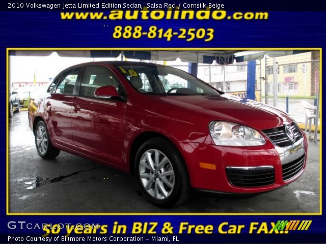 2010 Volkswagen Jetta Limited Edition Sedan in Salsa Red