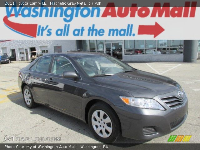 2011 Toyota Camry LE in Magnetic Gray Metallic