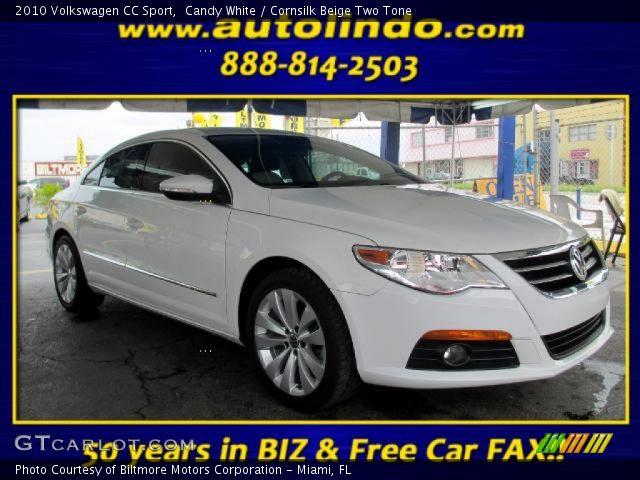 2010 Volkswagen CC Sport in Candy White