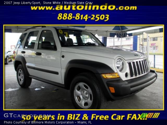 2007 Jeep Liberty Sport in Stone White