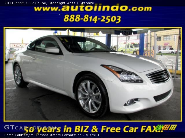 2011 Infiniti G 37 Coupe in Moonlight White