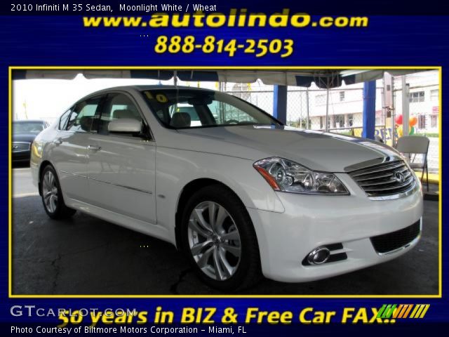 2010 Infiniti M 35 Sedan in Moonlight White
