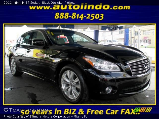 2011 Infiniti M 37 Sedan in Black Obsidian