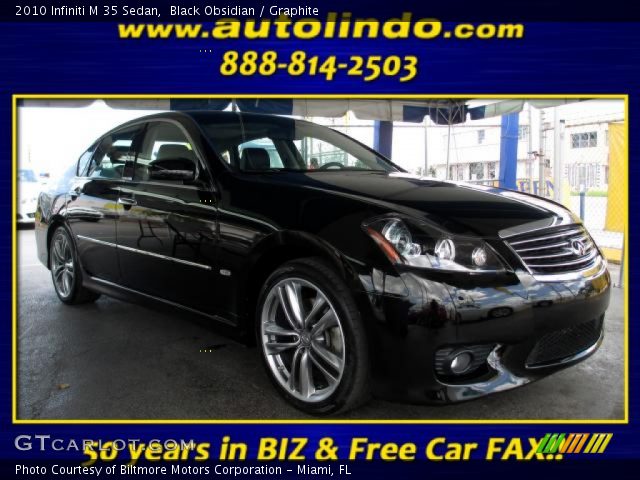 2010 Infiniti M 35 Sedan in Black Obsidian
