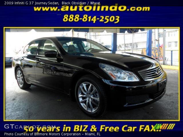 2009 Infiniti G 37 Journey Sedan in Black Obsidian