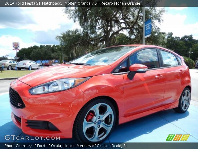 2014 Ford Fiesta ST Hatchback in Molten Orange