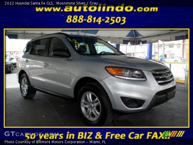 2012 Hyundai Santa Fe GLS in Moonstone Silver