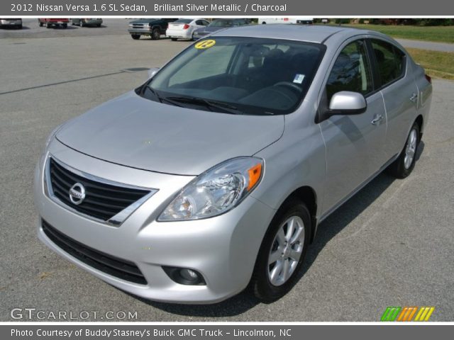 2012 Nissan Versa 1.6 SL Sedan in Brilliant Silver Metallic