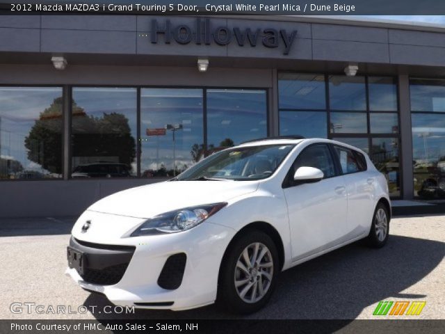 2012 Mazda MAZDA3 i Grand Touring 5 Door in Crystal White Pearl Mica